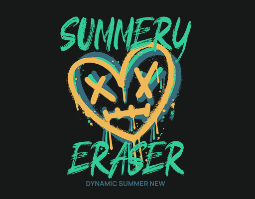 卡通爱心形图案手写英文字母图案涂鸦爱心形图案涂鸦英文字母图案女装印花素材