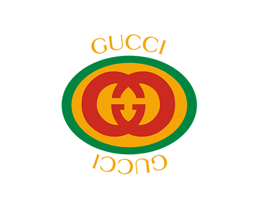 卡通英文字母图案古驰文字图案GUCCI英文字母品牌logo印花女装印花素材