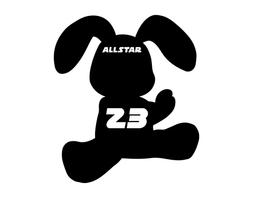 卡通兔子剪影图案简约兔子图案数字字母图案女装卡通印花素材T恤卫衣印花素材