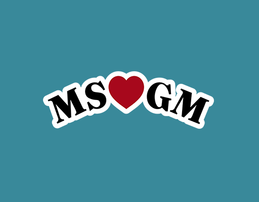 MSGM英文字母图案卡通爱心形图案女装文字印花素材卡通英文字母