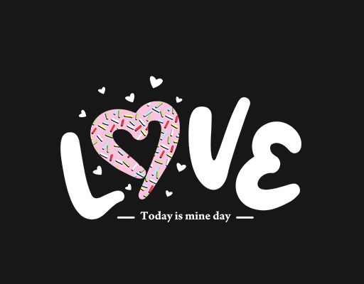 卡通英文字母图案手写英文字母LOVE女装爱心英文字母女装文字印花图案