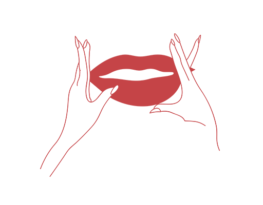 卡通嘴唇图案手绘嘴唇手绘手指印花素材女装印花素材人物五官印花图案