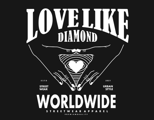 卡通手指图案变形英文字母爱心形图案女装印花素材T恤卫衣图案