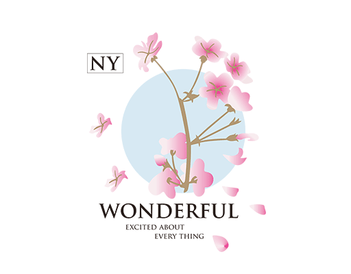 卡通鲜花图案桃花图案女装花朵印花素材烫画印花素材T恤印花图案