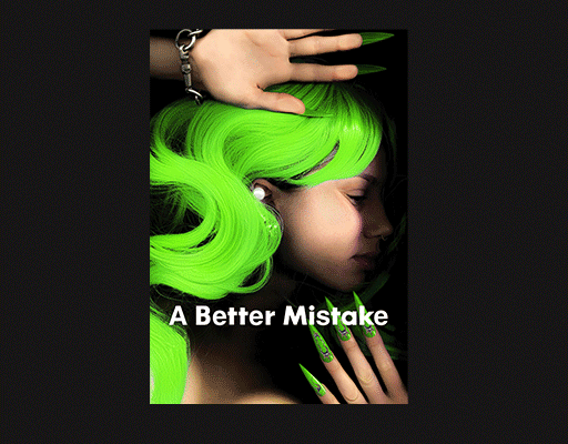 卡通人物头像女孩头像欧美人物照片绿头发女孩图案女装印花素材