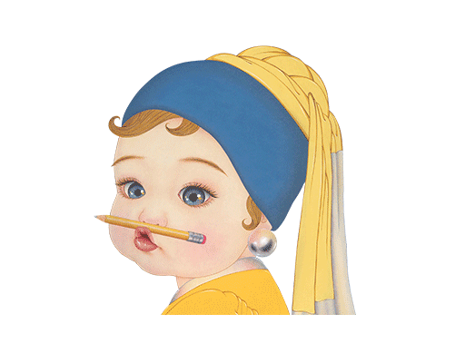 卡通女孩头像可爱女孩头像撅嘴的女孩插画手绘女孩头像女装时尚印花图案