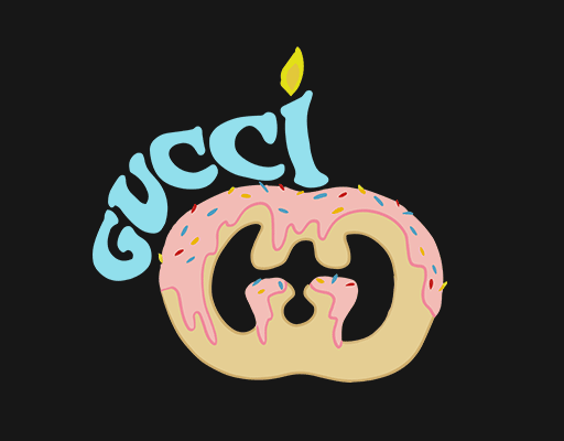 卡通英文字母图案古驰英文字母图案女装英文字母印花图案gucci印花素材