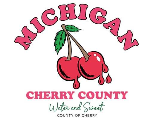 卡通樱桃矢量手绘卡通水果英文字母矢量