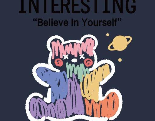 卡通小熊矢量英文字母矢量彩色小熊矢量小熊涂鸦矢量