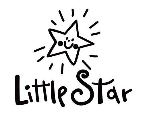 手写英文字母矢量五角星矢量卡通文字矢量