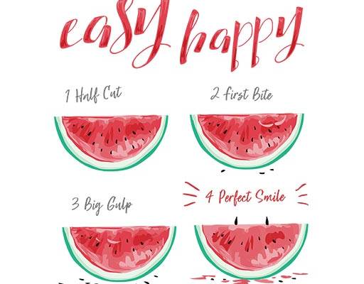 卡通西瓜矢量英文字母矢量手绘西瓜手写英文字母