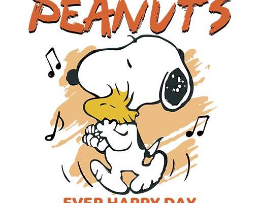 史努比图案英文字母矢量卡通动画片矢量涂鸦卡通