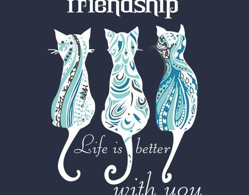 卡通猫咪矢量英文字母矢量简约文字字母矢量彩色猫咪