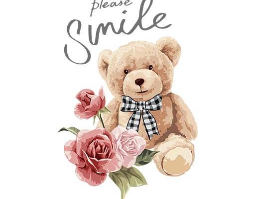 卡通小熊矢量英文字母矢量鲜花矢量卡通动物矢量