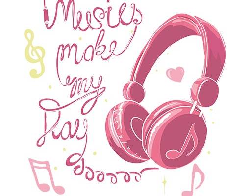 手写英文字母矢量耳机矢量简约文字矢量音乐矢量