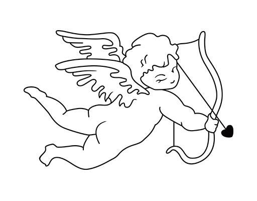 卡通人物矢量丘比特矢量天使矢量图案