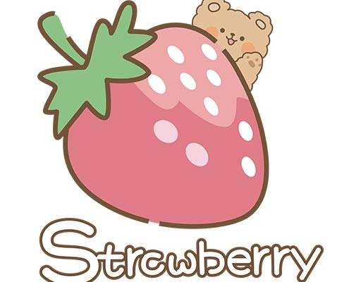 草莓矢量卡通水果矢量英文字母矢量卡通小熊矢量可爱卡通