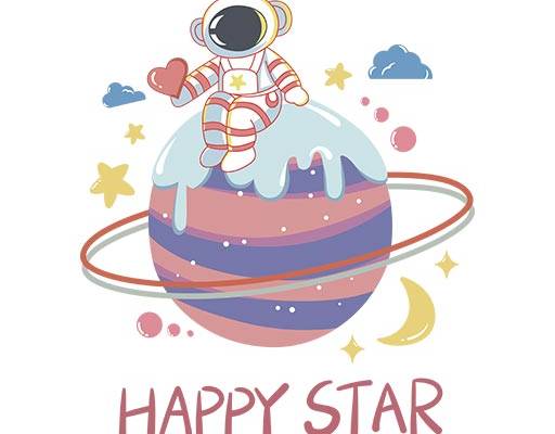 卡通宇航员矢量英文字母矢量星球矢量五角星月亮矢量情侣装矢量图案