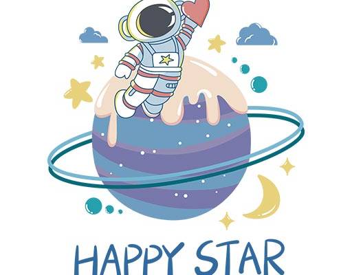 卡通宇航员矢量英文字母矢量星球矢量图案星星月亮矢量卡通人物矢量