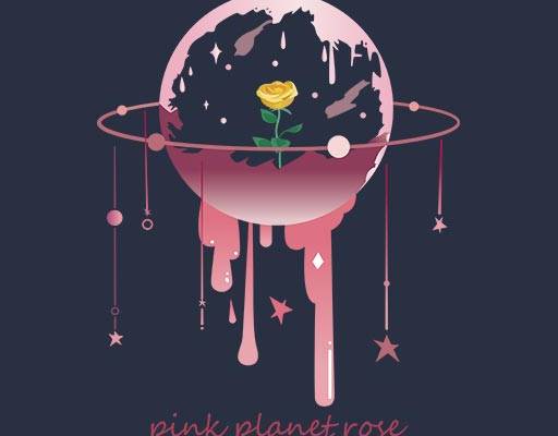 卡通地球五角星矢量鲜花矢量球形矢量星球矢量