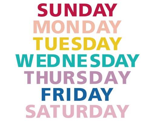 彩色英文字母矢量女装英文字母图案