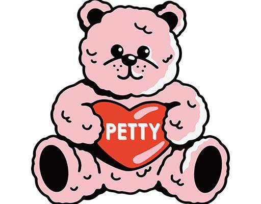 卡通小熊矢量抱爱心的小熊可爱卡通手绘小熊简笔