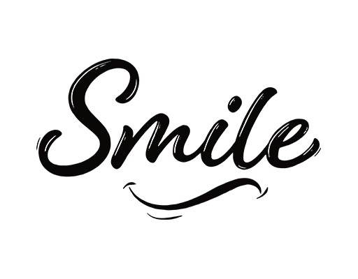 微笑表情矢量smile英文字母矢量