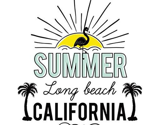 夏日风景图案卡通动物图案火烈鸟图案summer英文字母椰子树图案太阳图案