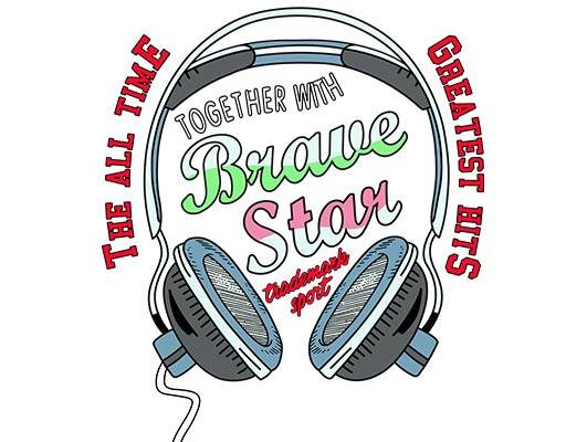 卡通耳机图案英文字母图案手绘耳机耳麦音乐图案