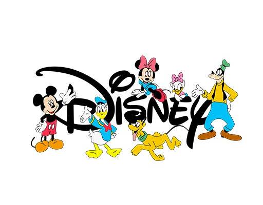 迪士尼卡通图案英文字母图案米奇图案高飞狗图案米妮唐老鸭图案