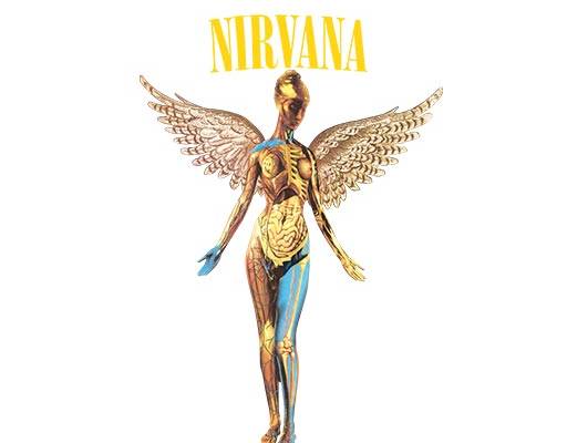 卡通人物图案天使人物图案人物解剖图案金色人体图案女孩图案