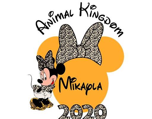 卡通米妮图案迪士尼卡通图案米奇头像迪士尼卡通图案豹纹米妮头像