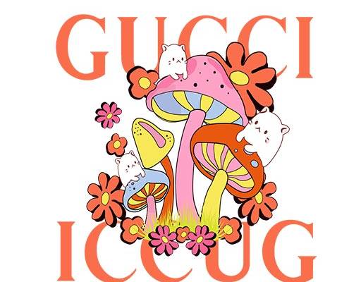 蘑菇卡通图案古驰卡通图案英文字母gucci图案卡通动物卡通花朵图案图案