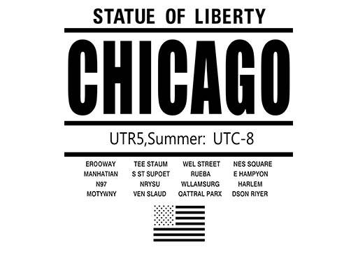 英文字母图案简约文字图案女装印花图案