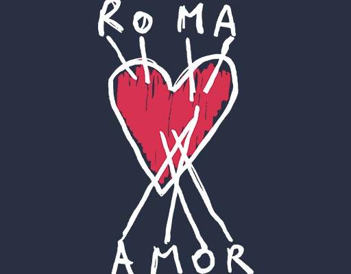 手绘爱心矢量卡通手写英文字母矢量红色爱心矢量