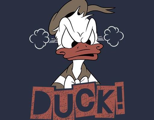 卡通鸭子矢量唐老鸭矢量duck矢量愤怒的鸭子迪士尼唐老鸭