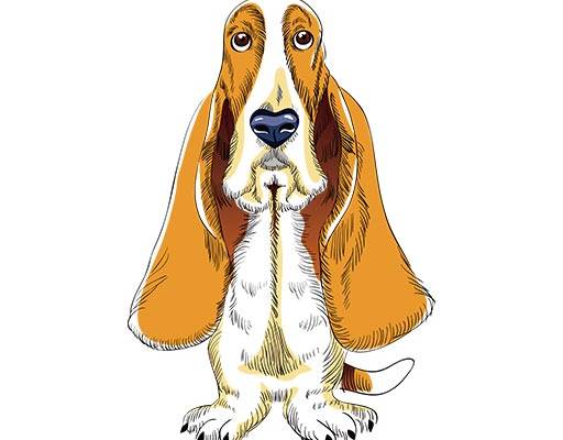 卡通狗矢量大耳朵小狗矢量手绘动物矢量可爱卡通矢量