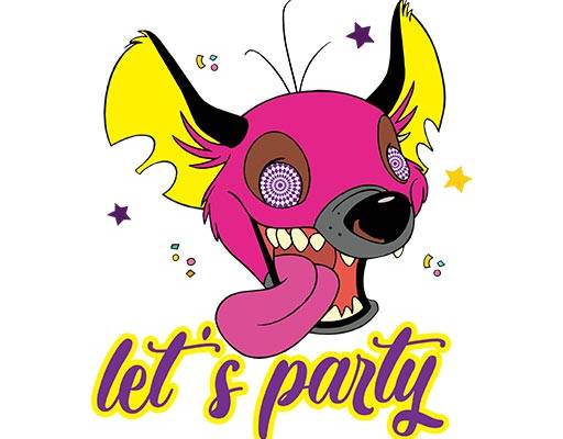 卡通动物矢量卡通小狗矢量小狗头像矢量手写英文字母矢量