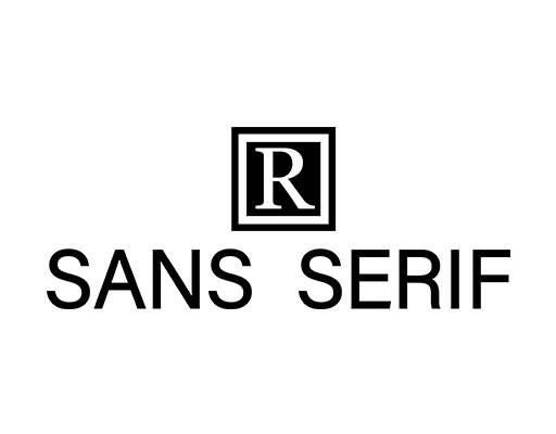 简约文字矢量R文字图案sans serif文字矢量女装印花图案