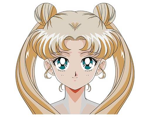 美少女头像矢量卡通人物卡通女孩矢量手绘女孩头像动画片人物矢量