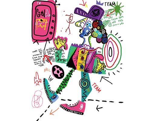 涂鸦卡通图案英文字母图案儿童手绘图案卡通人物图案手绘卡通涂鸦人物