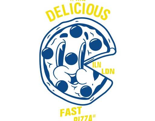 卡通披萨图案英文字母图案手绘食物图案英文字母图案卡通表情图案