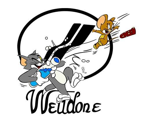 卡通猫和老鼠图案英文字母图案卡通动物图案tom and jerry图案