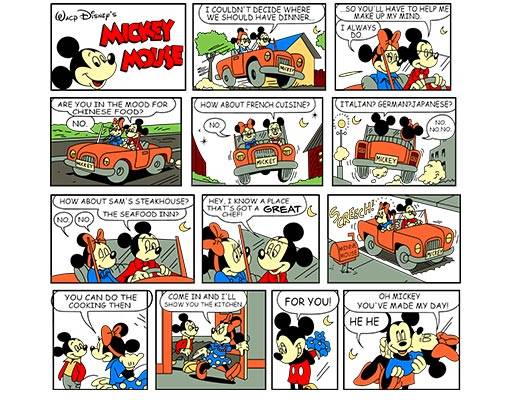 迪士尼卡通图案米老鼠漫画卡通mickey米奇开汽车图案