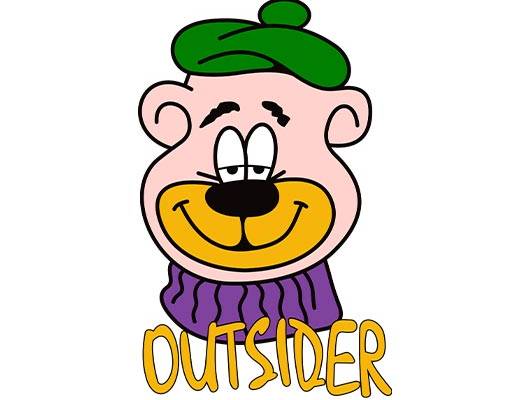 卡通狗图案戴帽子的卡通动物手写英文字母