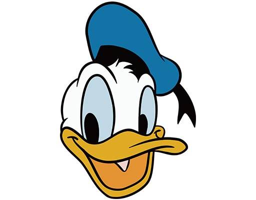 唐老鸭头像矢量可爱卡通鸭子矢量Donald Duck头像矢量