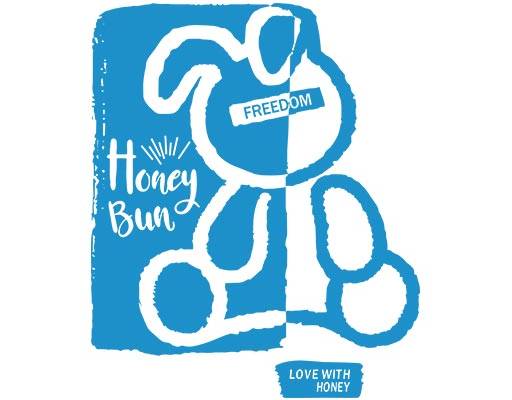 卡通兔子矢量可爱兔子剪影兔子线条矢量英文字母矢量方形矢量图案涂鸦兔子