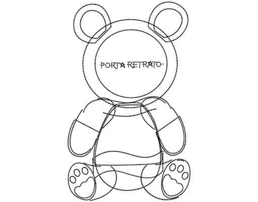 小熊烫钻矢量卡通小熊简笔小熊图案卡通熊