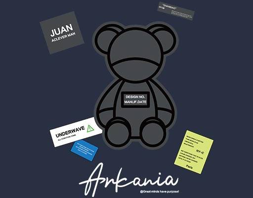 卡通小熊矢量简笔小熊图案小熊线条标签矢量手写英文字母矢量