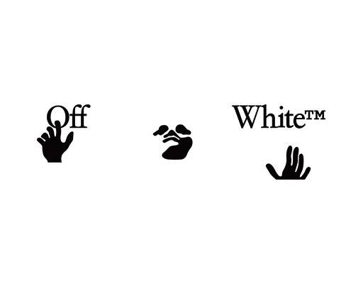 英文字母矢量手剪影矢量人物剪影矢量off white英文字母矢量